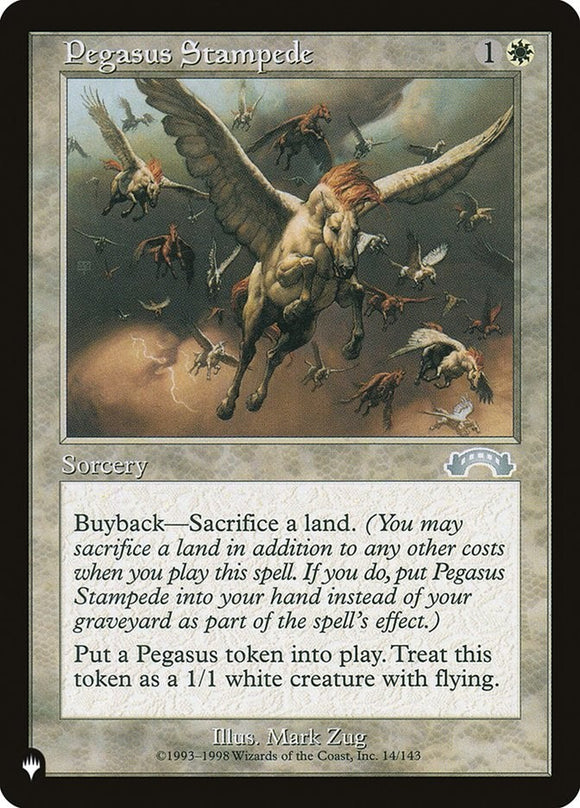Pegasus Stampede - The List - The List - English - NM - MTG
