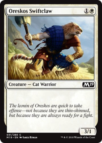 Oreskos Swiftclaw - Core Set 2019 (M19) - English - NM - MTG