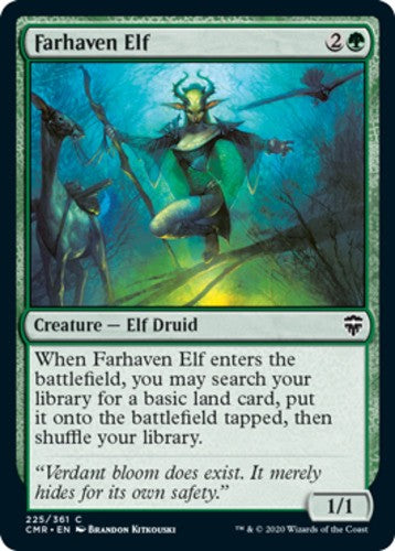 Farhaven Elf - Commander Legends - English - NM - MTG