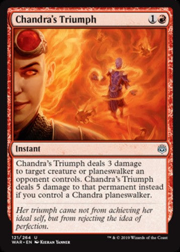 Chandra's Triumph - War Of The Spark - English - NM - MTG