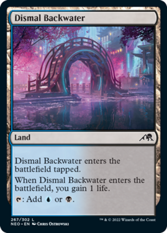 Dismal Backwater - Kamigawa: Neon Dynasty - English - NM - MTG
