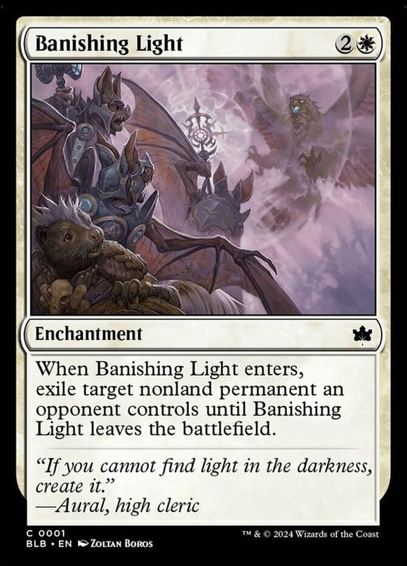 Banishing Light - Bloomburrow - English - NM - MTG