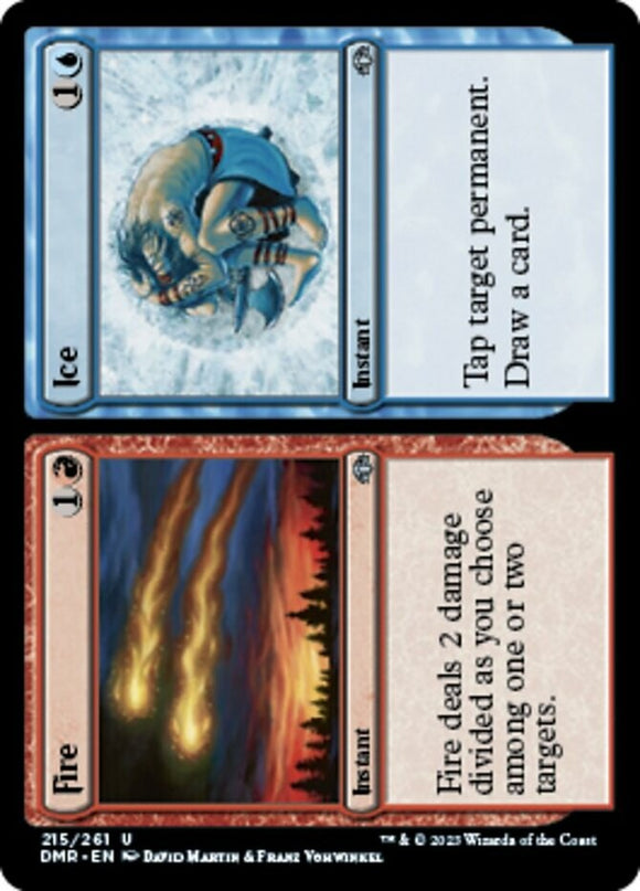 Fire // Ice - Dominaria Remastered - English - NM - MTG