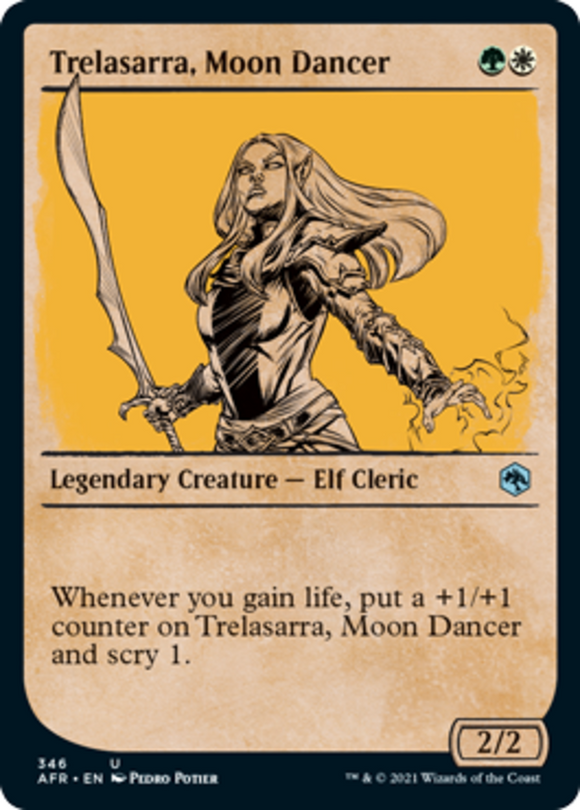 Trelasarra, Moon Dancer - Showcase - Forgotten Realms - English - NM - MTG