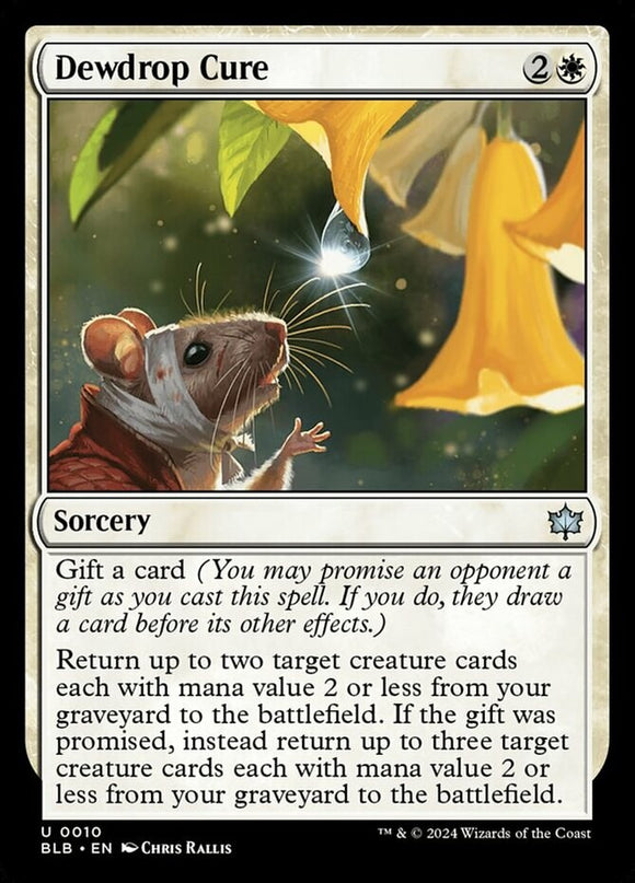 Dewdrop Cure - Bloomburrow - English - NM - MTG