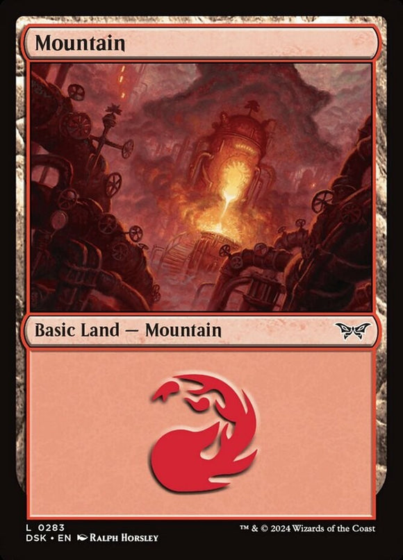 Mountain (0283) - Duskmourn: House of Horror - English - NM - MTG