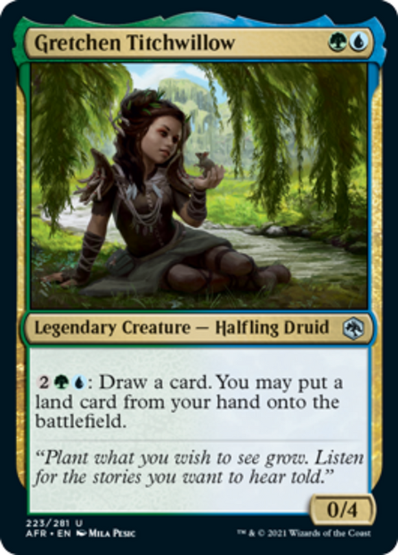 Gretchen Titchwillow - Forgotten Realms - English - NM - MTG