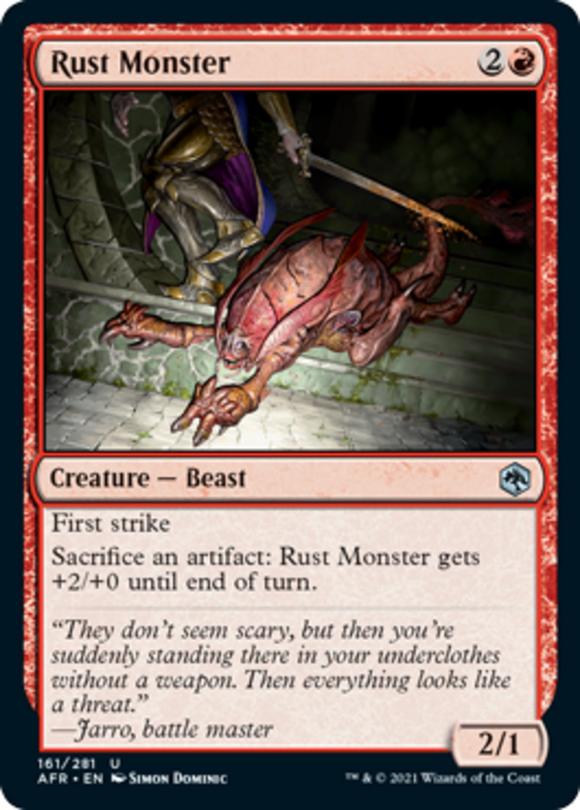 Rust Monster - Forgotten Realms - English - NM - MTG