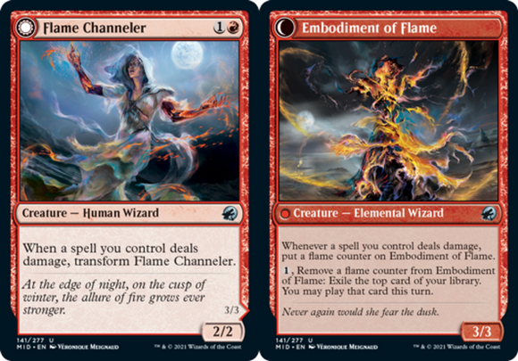 Flame Channeler // Embodiment of Flame - Innistrad: Midnight Hunt - English - NM