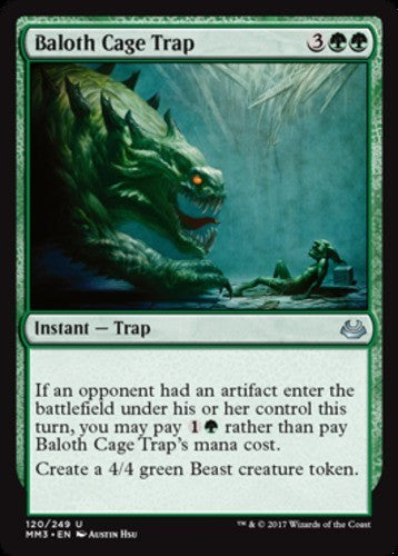 Baloth Cage Trap - Modern Masters 2017 - English - NM - MTG
