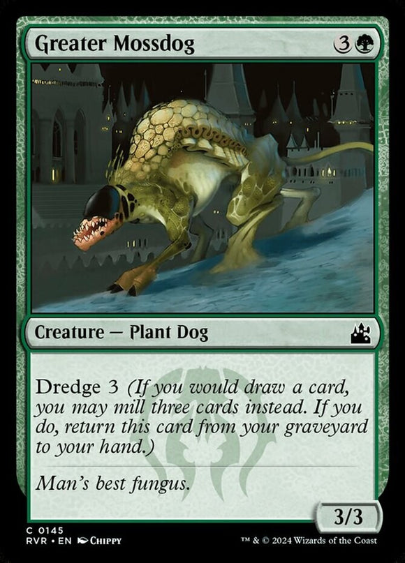 Greater Mossdog - Ravnica Remastered - English - NM - MTG