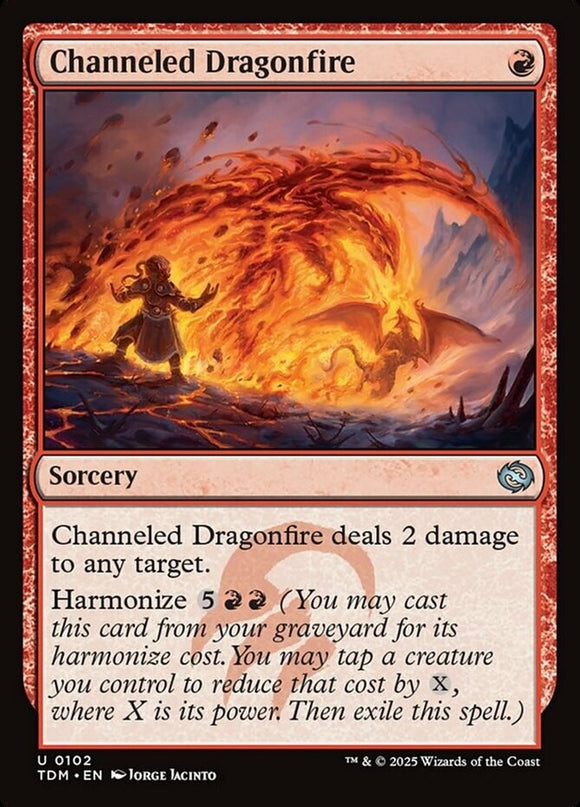 Channeled Dragonfire - Tarkir: Dragonstorm - English - NM - MTG