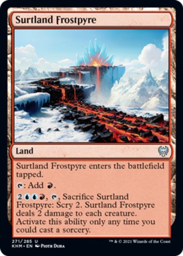 Surtland Frostpyre - Kaldheim - English - NM - MTG