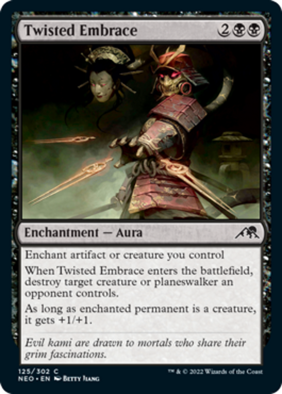 Twisted Embrace - Kamigawa: Neon Dynasty - English - NM - MTG