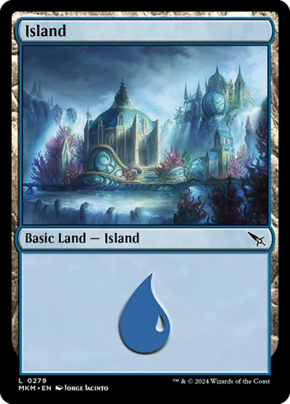 Island (0279) - Murders at Karlov Manor - English - NM - MTG