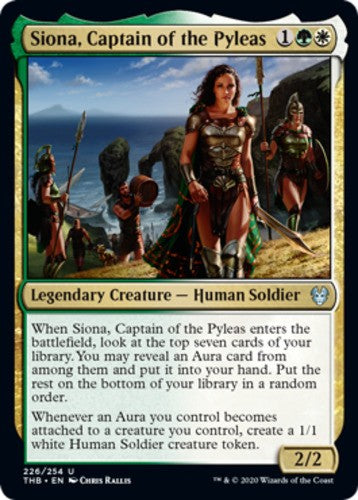 Siona, Captain of the Pyleas - Theros Beyond Death - English - NM - MTG