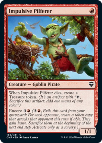 Impulsive Pilferer - Commander Legends - English - NM - MTG