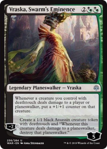 Vraska, Swarm's Eminence - War Of The Spark - English - NM - MTG