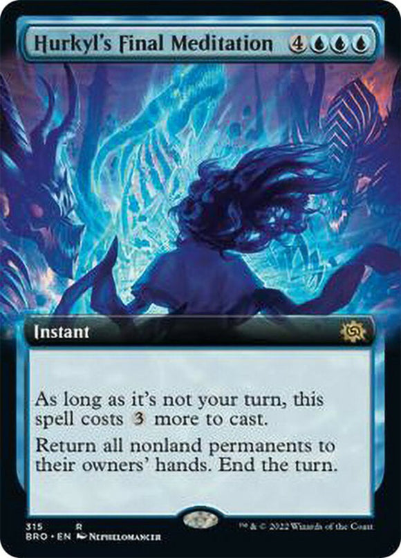 Hurkyl's Final Meditation - Extended Art - The Brothers' War - English - NM - MT