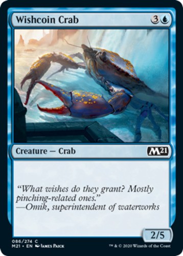 Wishcoin Crab - Core Set 2021 (M21) - English - NM - MTG