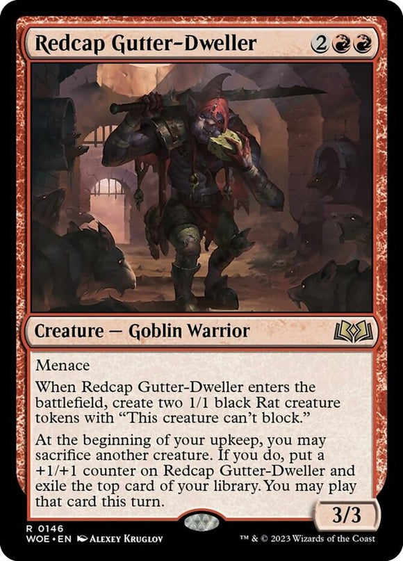 Redcap Gutter-Dweller - Wilds of Eldraine - English - NM - MTG