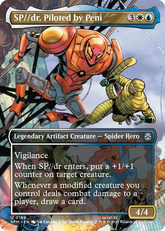 SP//dr, Piloted by Peni - Borderless - Marvel's Spider-Man - English - NM - MTG