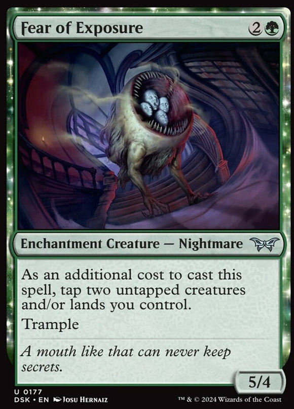 Fear of Exposure - Duskmourn: House of Horror - English - NM - MTG