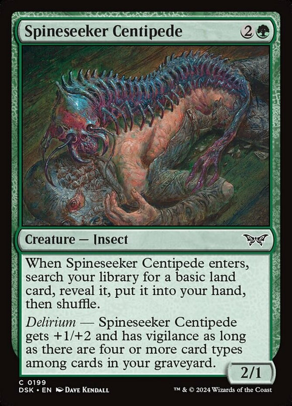 Spineseeker Centipede - Duskmourn: House of Horror - English - NM - MTG