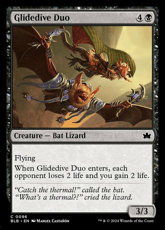 Glidedive Duo - Bloomburrow - English - NM - MTG