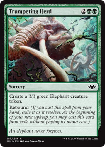 Trumpeting Herd - Modern Horizons - English - NM - MTG