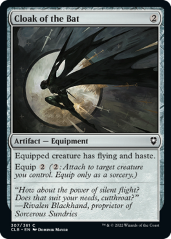 Cloak of the Bat - Battle for Baldur's Gate - English - NM - MTG