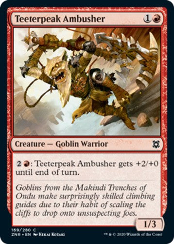 Teeterpeak Ambusher - Zendikar Rising - English - NM - MTG