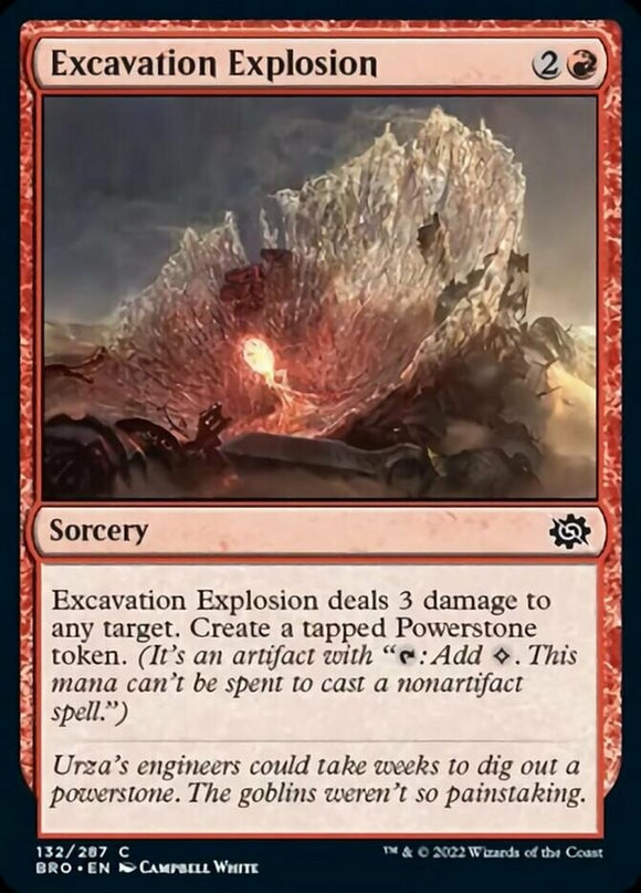 Excavation Explosion - The Brothers' War - English - NM - MTG