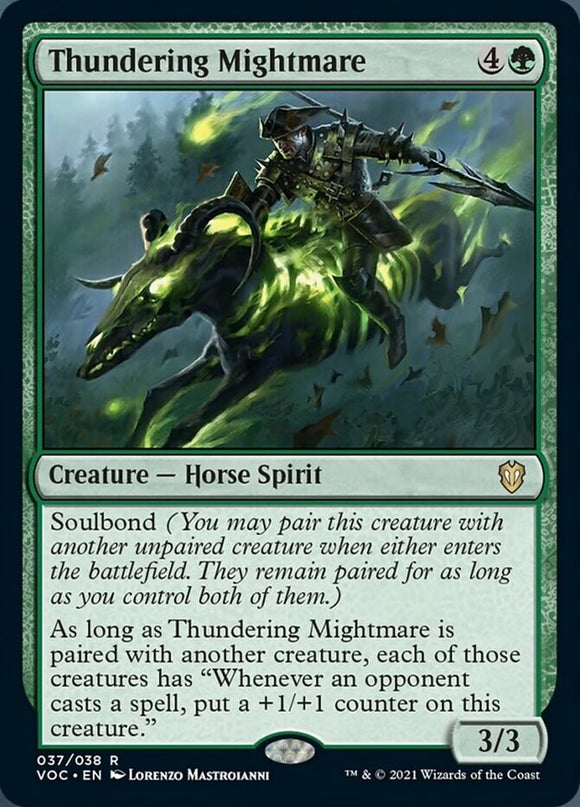 Thundering Mightmare - Commander: Innistrad: Crimson Vow - English - NM - MTG
