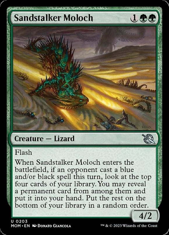 Sandstalker Moloch - March of the Machines - English - NM - MTG