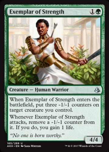 Exemplar of Strength - Amonkhet - English - NM - MTG