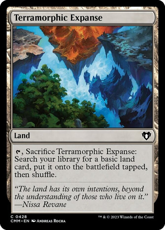 Terramorphic Expanse - Commander Masters - English - NM - MTG