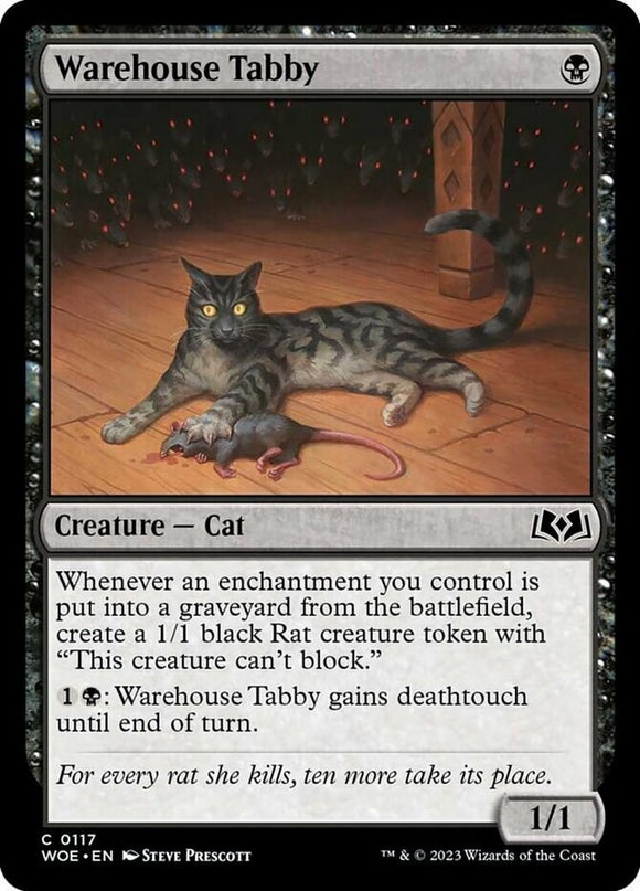 Warehouse Tabby - Wilds of Eldraine - English - NM - MTG