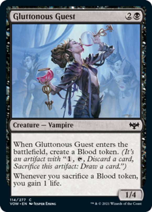 Gluttonous Guest - Innistrad: Crimson Vow - English - NM - MTG
