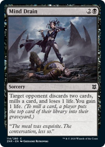 Mind Drain - Zendikar Rising - English - NM - MTG