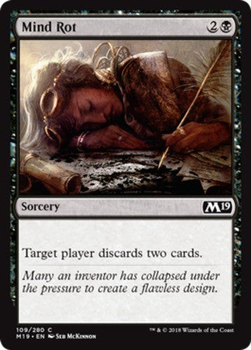 Mind Rot - Core Set 2019 (M19) - English - NM - MTG