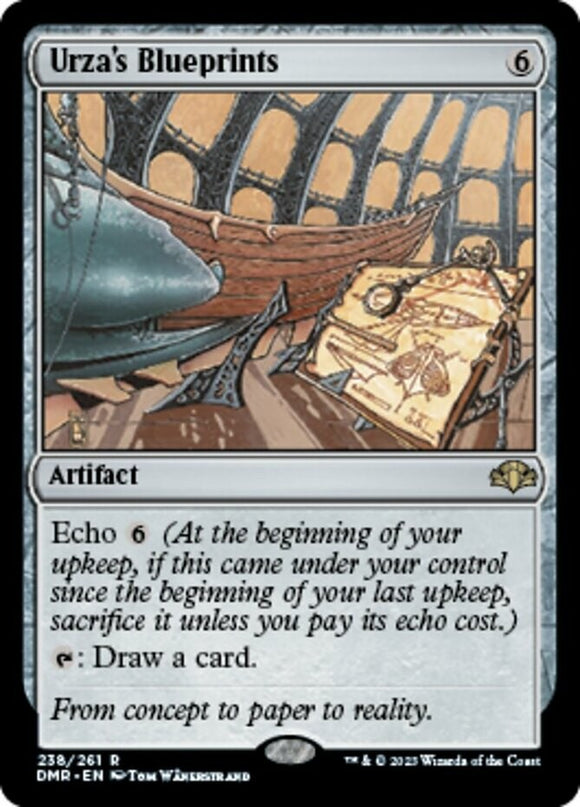 Urza's Blueprints - Dominaria Remastered - English - NM - MTG