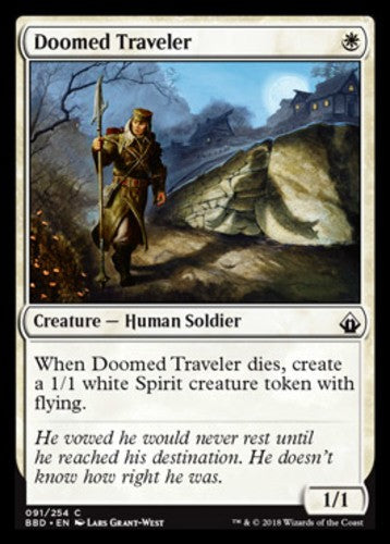 Doomed Traveler - Battlebond - English - NM - MTG