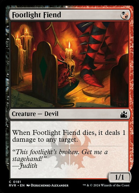 Footlight Fiend - Ravnica Remastered - English - NM - MTG