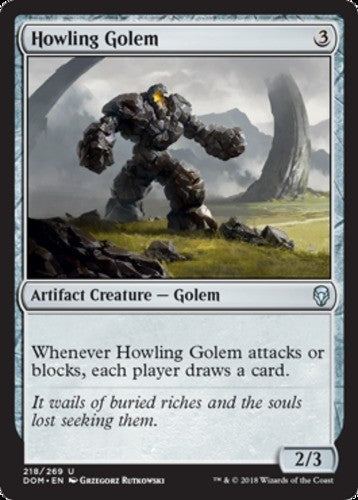 Howling Golem - Dominaria - English - NM - MTG