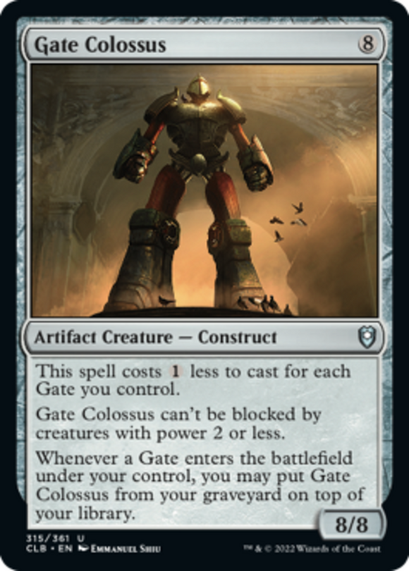 Gate Colossus - Battle for Baldur's Gate - English - NM - MTG