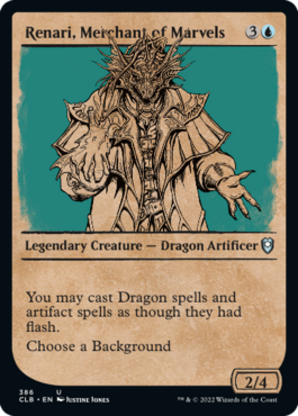 Renari, Merchant of Marvels - Showcase - Battle for Baldur's Gate - English - NM