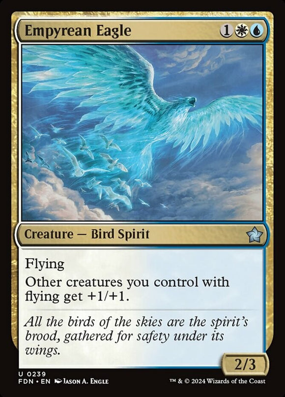 Empyrean Eagle - Foundations - English - NM - MTG