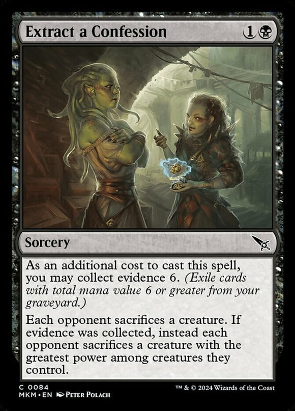 Extract a Confession - Murders at Karlov Manor - English - NM - MTG