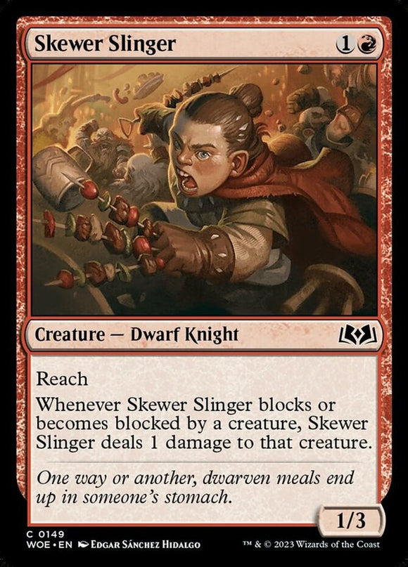 Skewer Slinger - Wilds of Eldraine - English - NM - MTG